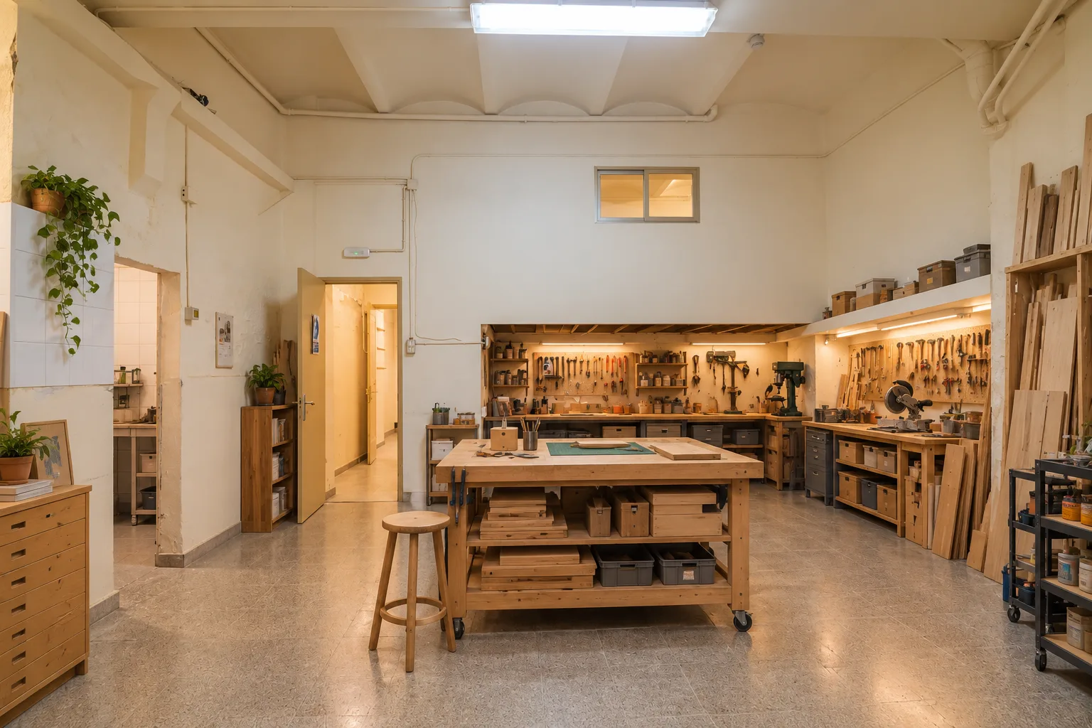 Local con piso encima y jardín detrás, Plaça Catalunya, Manresa — Proposta fusteria